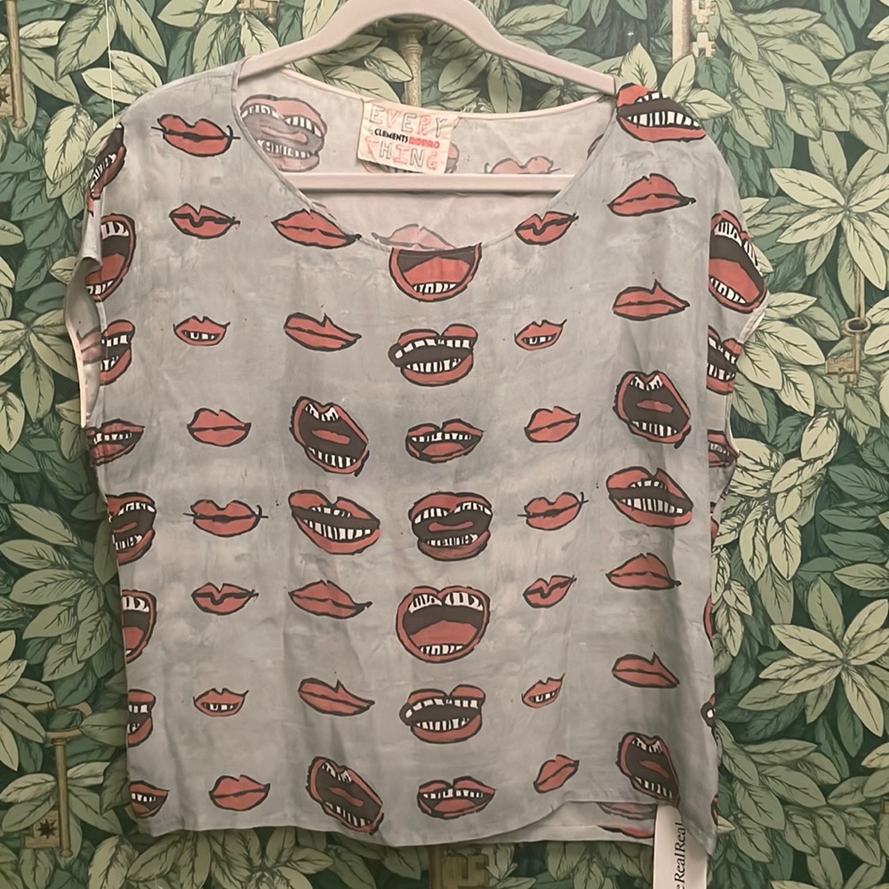 Every Thing by Clements Rubiero silk top